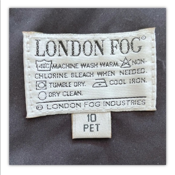 London Fog Black Button Up Trench Coat w/Removable Lining 10 Petite 10P - Picture 5 of 7